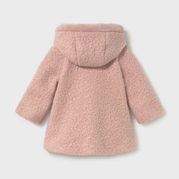 Kabátik s kapucňou ružový Mayoral 2436 | Welcomebaby.sk